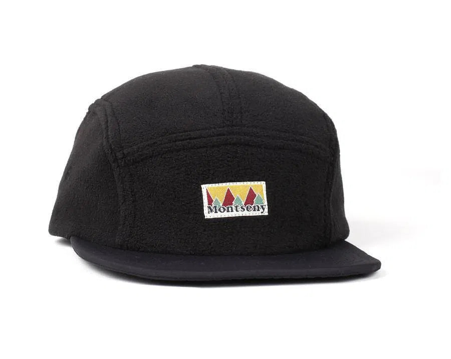 LASER Montseny Fleece Camper Hat Cap - Black-Caps-03156102