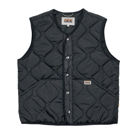 LASER Montseny Paded Vest - Black-Casual Jackets-