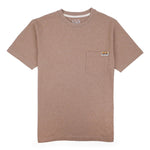 LASER Montseny Tee Pocket Tshirt - Heather Taupe-T-Shirts-54012550