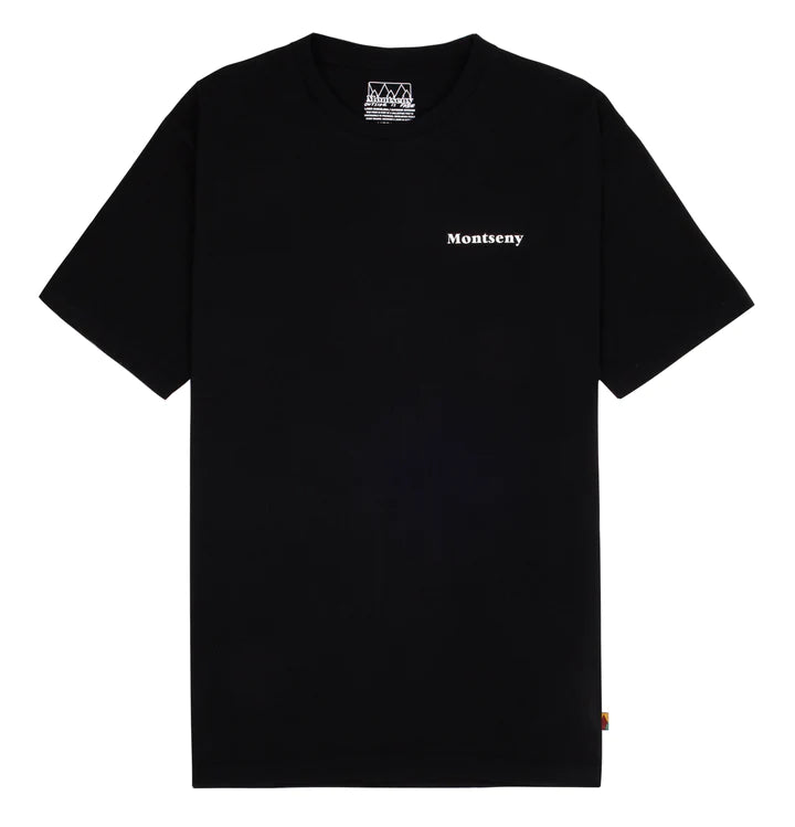 LASER Montseny Tee Tshirt - Black-T-Shirts-54110854