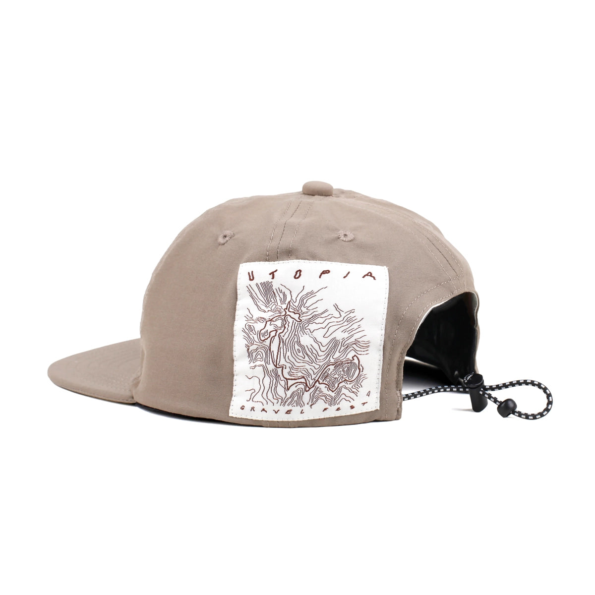 LASER Utopia 6 Panel Trail Hat - Sand