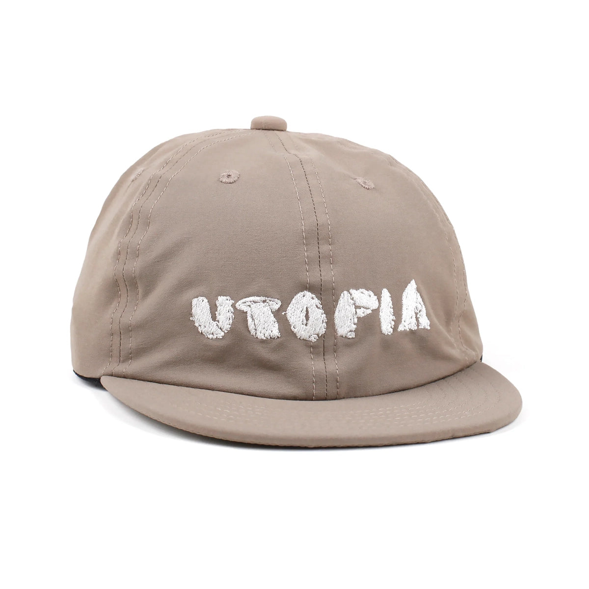 LASER Utopia 6 Panel Trail Hat - Sand