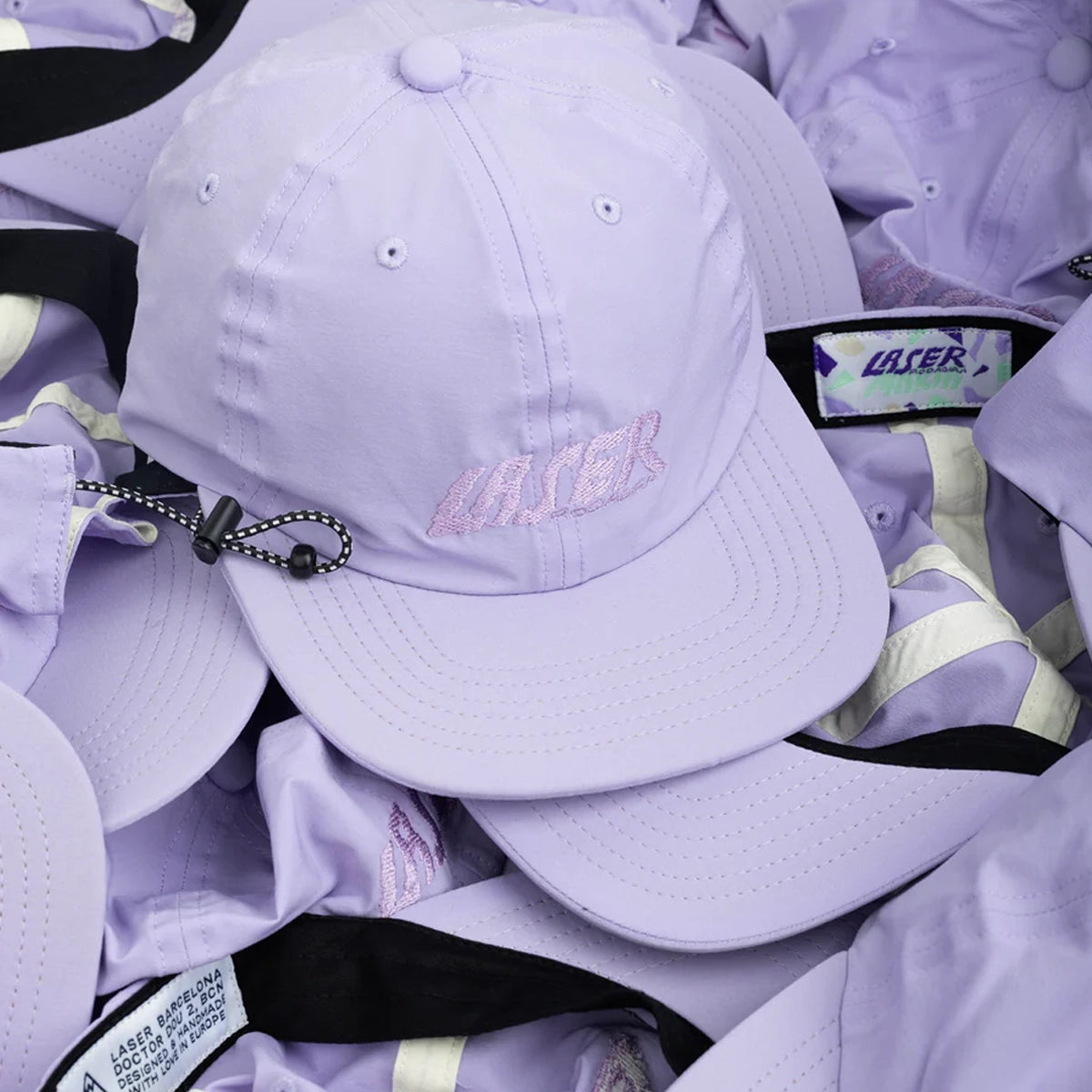 LASER x RODAGIRA 6 Panel Tech Hat - Lavender