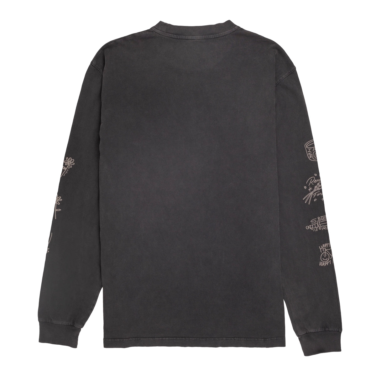 LASER x RODAGIRA Long Sleeve Tshirt - Faded Black