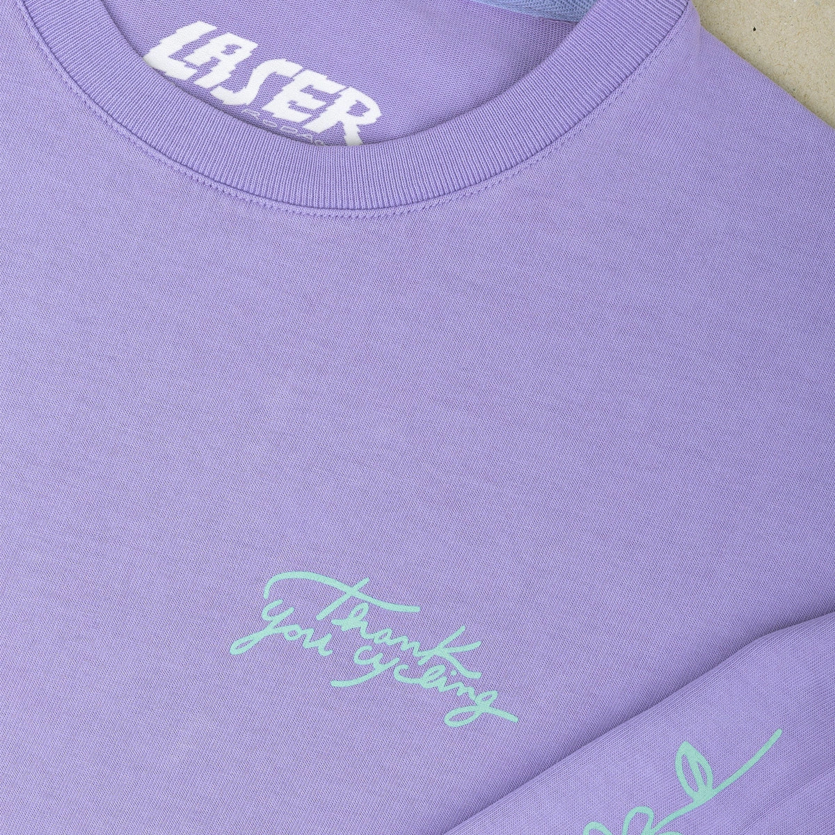 LASER x RODAGIRA Long Sleeve Tshirt - Lavender