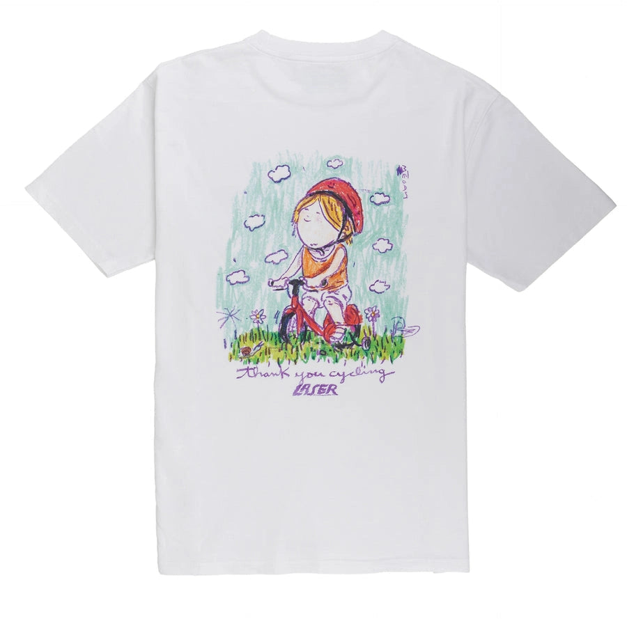 LASER x RODAGIRA Maria Tee - White