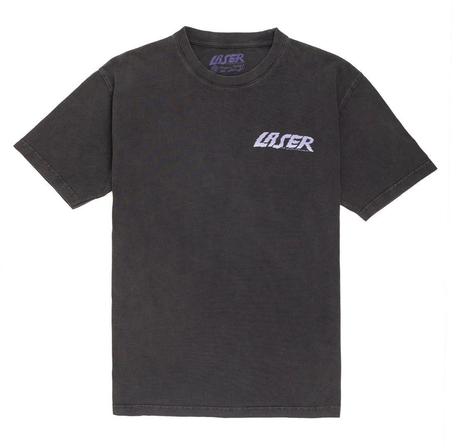 LASER x RODAGIRA Tee - Faded Black