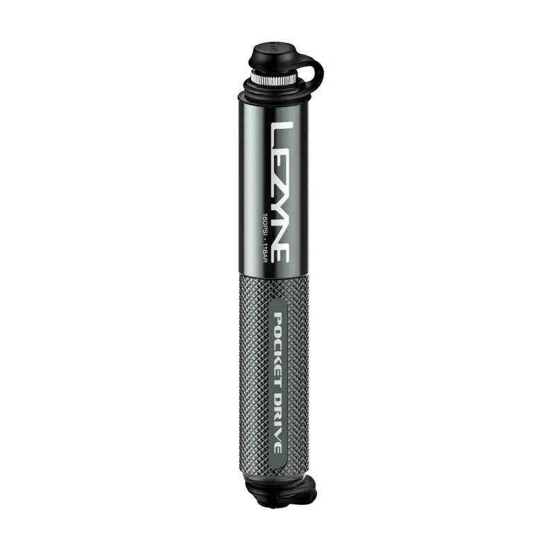 LEZYNE POCKET DRIVE Hand Pump - Lite Grey-Pumps and CO2-4710582540325