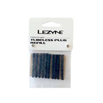 LEZYNE TUBELESS PLUG REFILL 10 units - Black-Tubeless Liquid-4712805998449