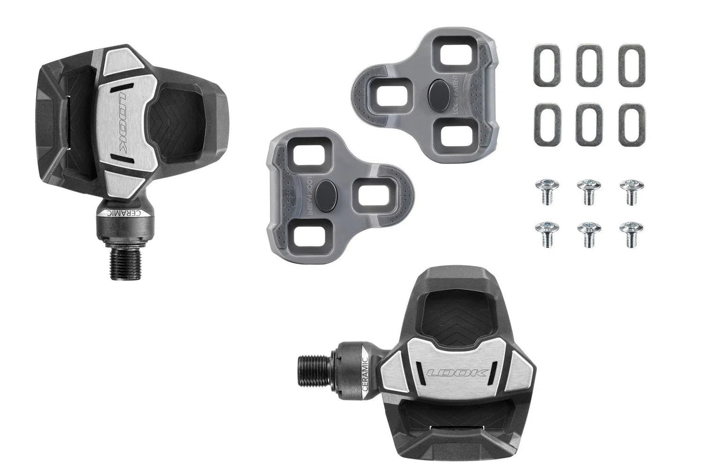 LOOK Keo Blade Carbon Ceramic 12 Road Pedals - Black-Pedals-3611720212290