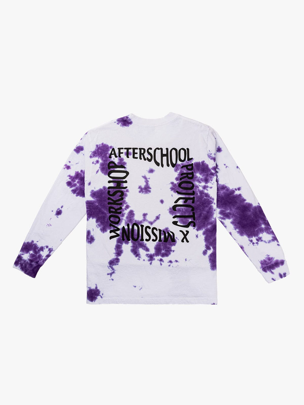 MISSION WORKSHOP MW X ASP LS Hand Dyed Tee - Purple-T-Shirts-