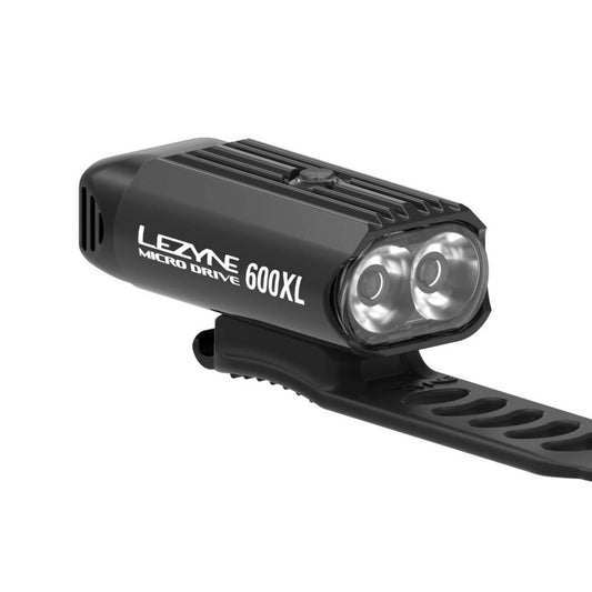 LEZYNE MICRO DRIVE 600XL LUMENS FRONT LIGHT - Black-Front Lights-4712806002305
