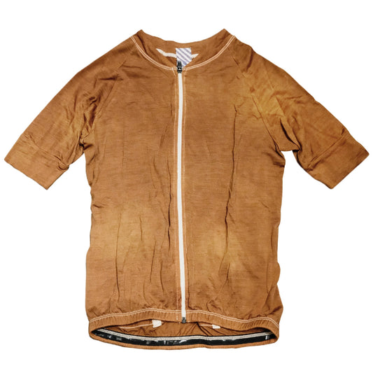 MAAD Cycling Jersey Short Sleeve - Light Caramel