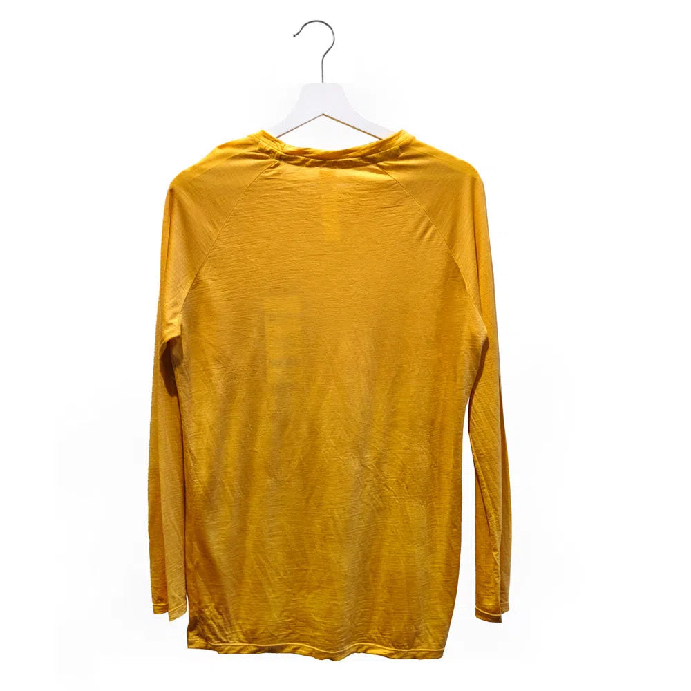 MAAD Cycling Long Sleeve Tshirt - Bright Mustard-Technical T-Shirts-