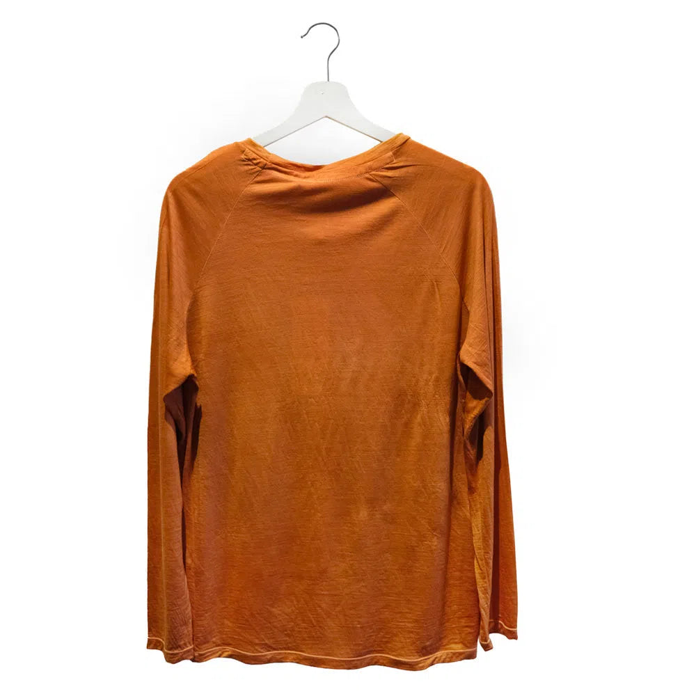 MAAD Cycling Long Sleeve Tshirt - Orange-Technical T-Shirts-48285513