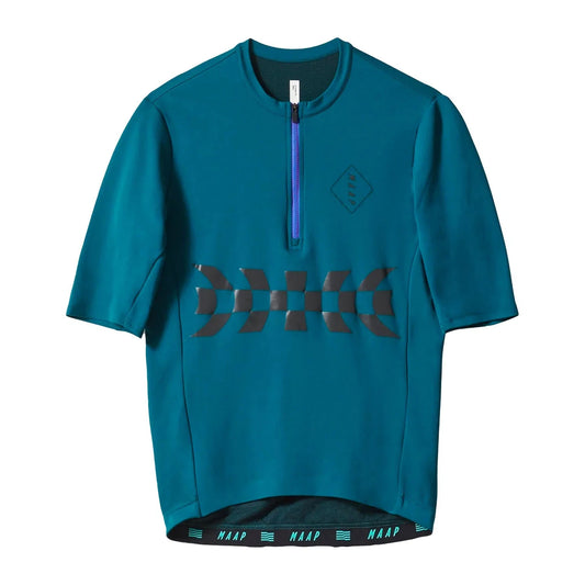 MAAP Alt Road 1/2 Zip Jersey - Dark Teal-Jerseys-