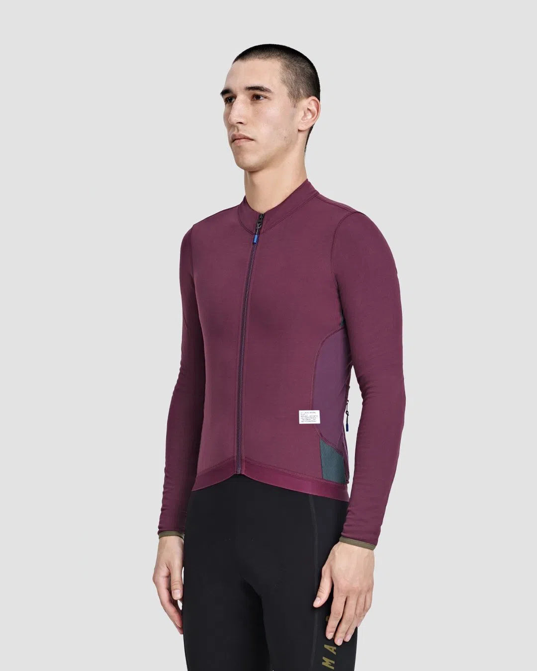 MAAP Alt Road Long Sleeve Jersey - Burgundy-Long Sleeve Jerseys-