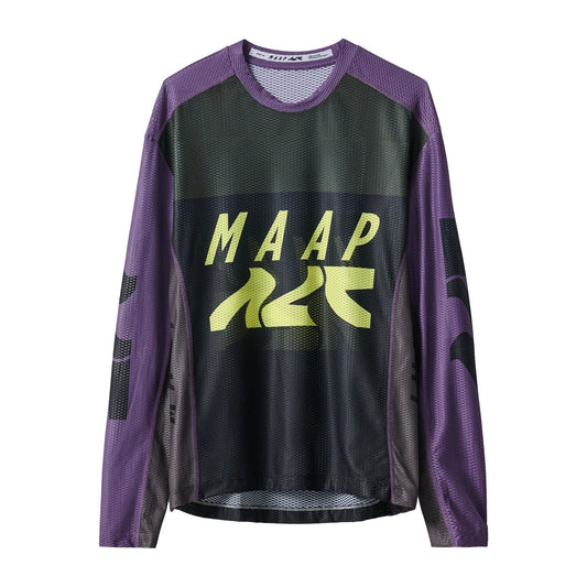 MAAP Alt Road LS Mesh Tee - Black/Agate