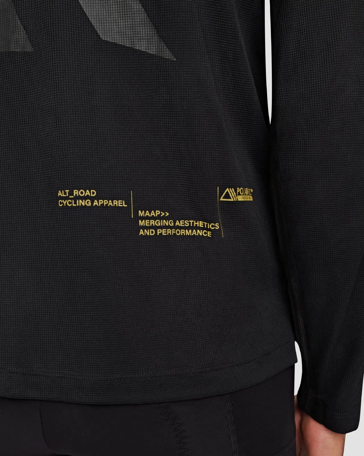 MAAP Alt Road LS Tee - Black-Technical T-Shirts-