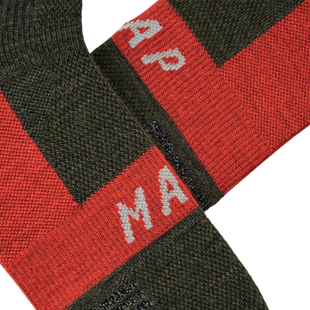 MAAP Alt Road Trail Socks - Olive/Mars-Cycling Socks-