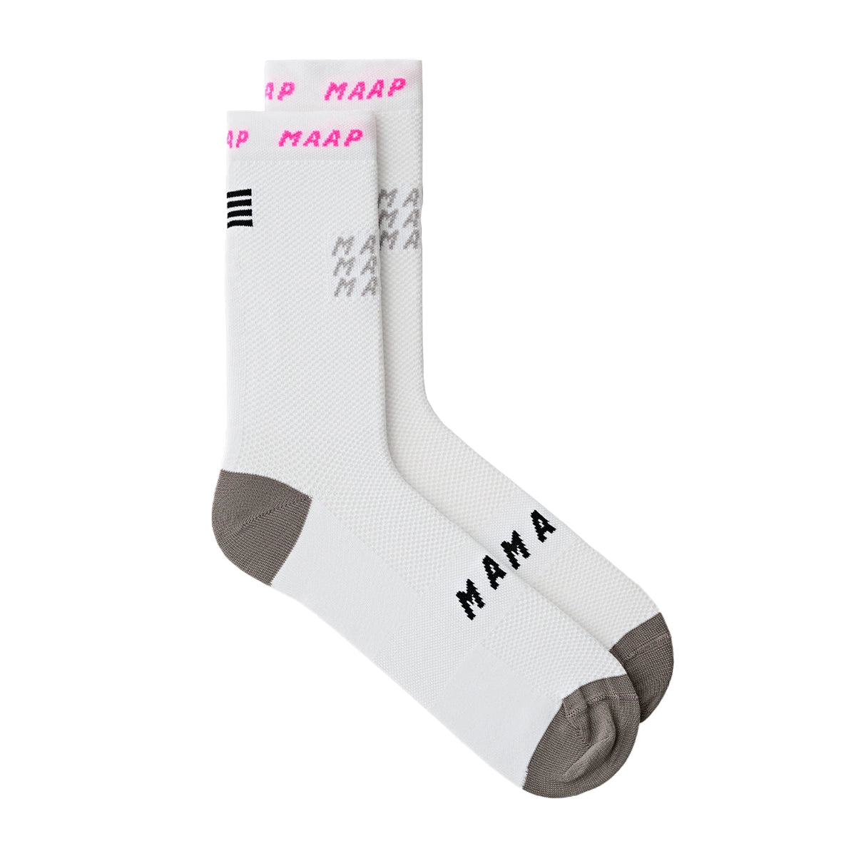 MAAP Eclipse Socks SS24 - White/Morel-Cycling Socks-