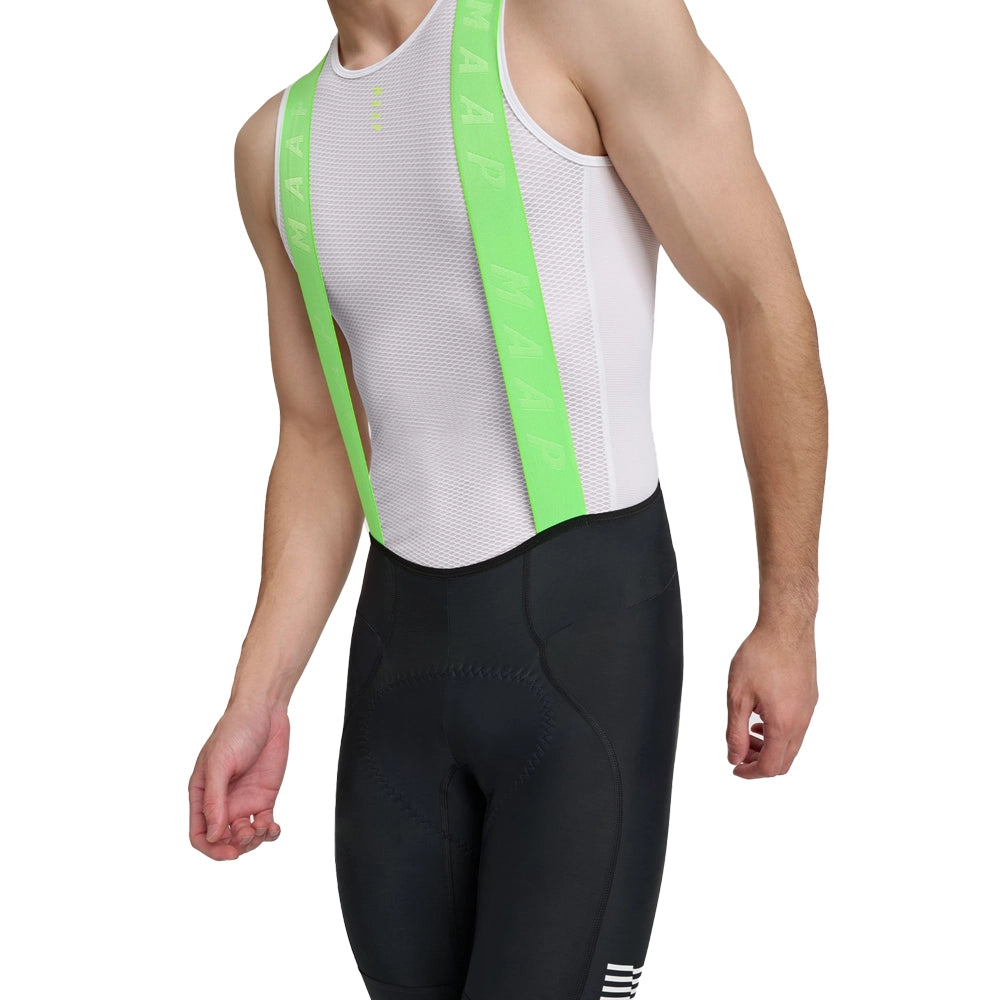 MAAP Eclipse Team Evo Bib - Black/Fluro Green-Bib Shorts-