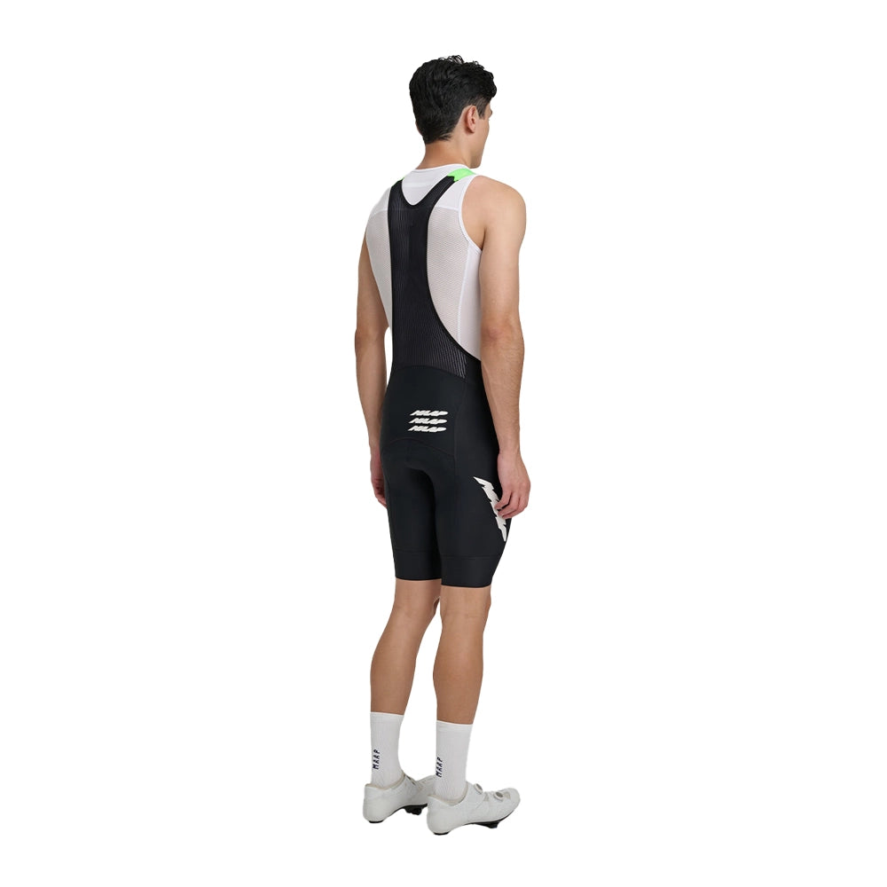 MAAP Eclipse Team Evo Bib - Black/Fluro Green-Bib Shorts-