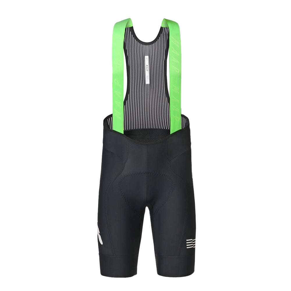 MAAP Eclipse Team Evo Bib - Black/Fluro Green-Bib Shorts-