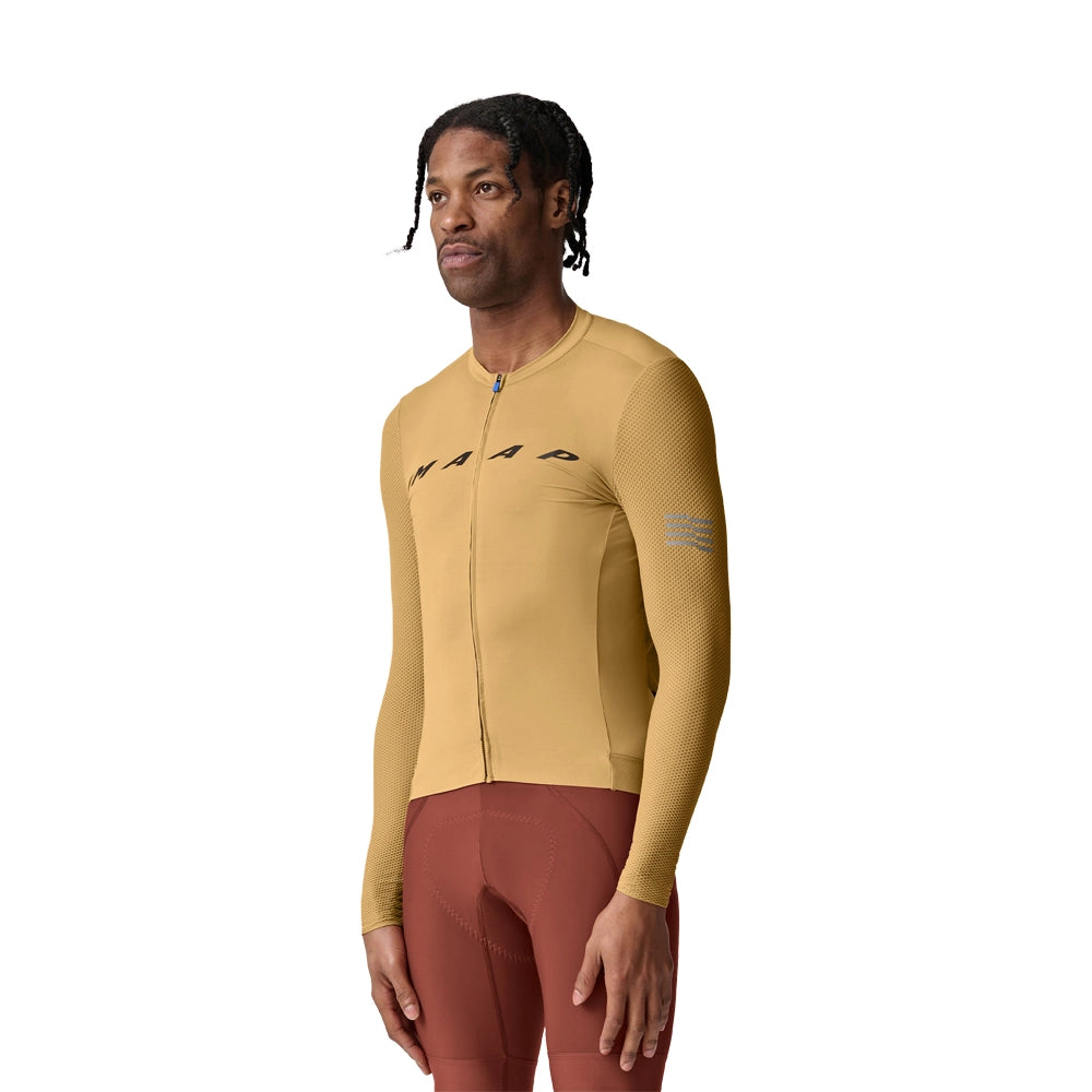 MAAP Evade Pro Base LS Jersey AW2023 - Fawn-Long Sleeve Jerseys-