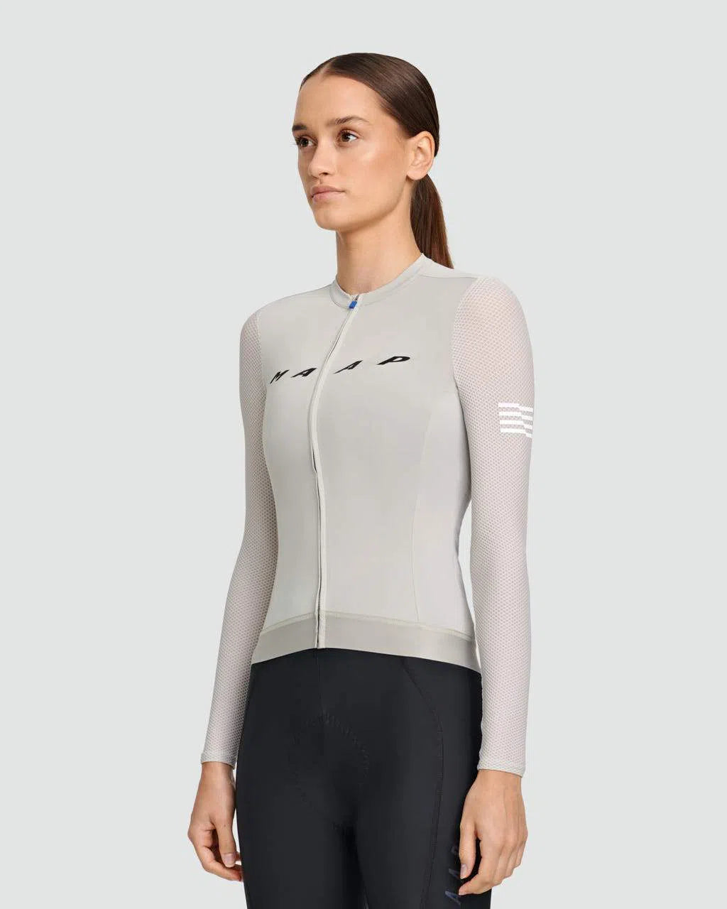 MAAP Evade Pro Base LS Women Jersey - Fog-Women Long Sleeve Jerseys-