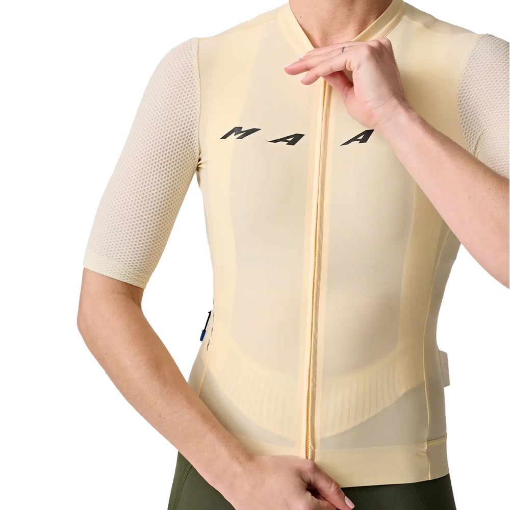 MAAP Evade Pro Base Women Jersey AW2023 - Sandstone/Limestone-Women Jerseys-