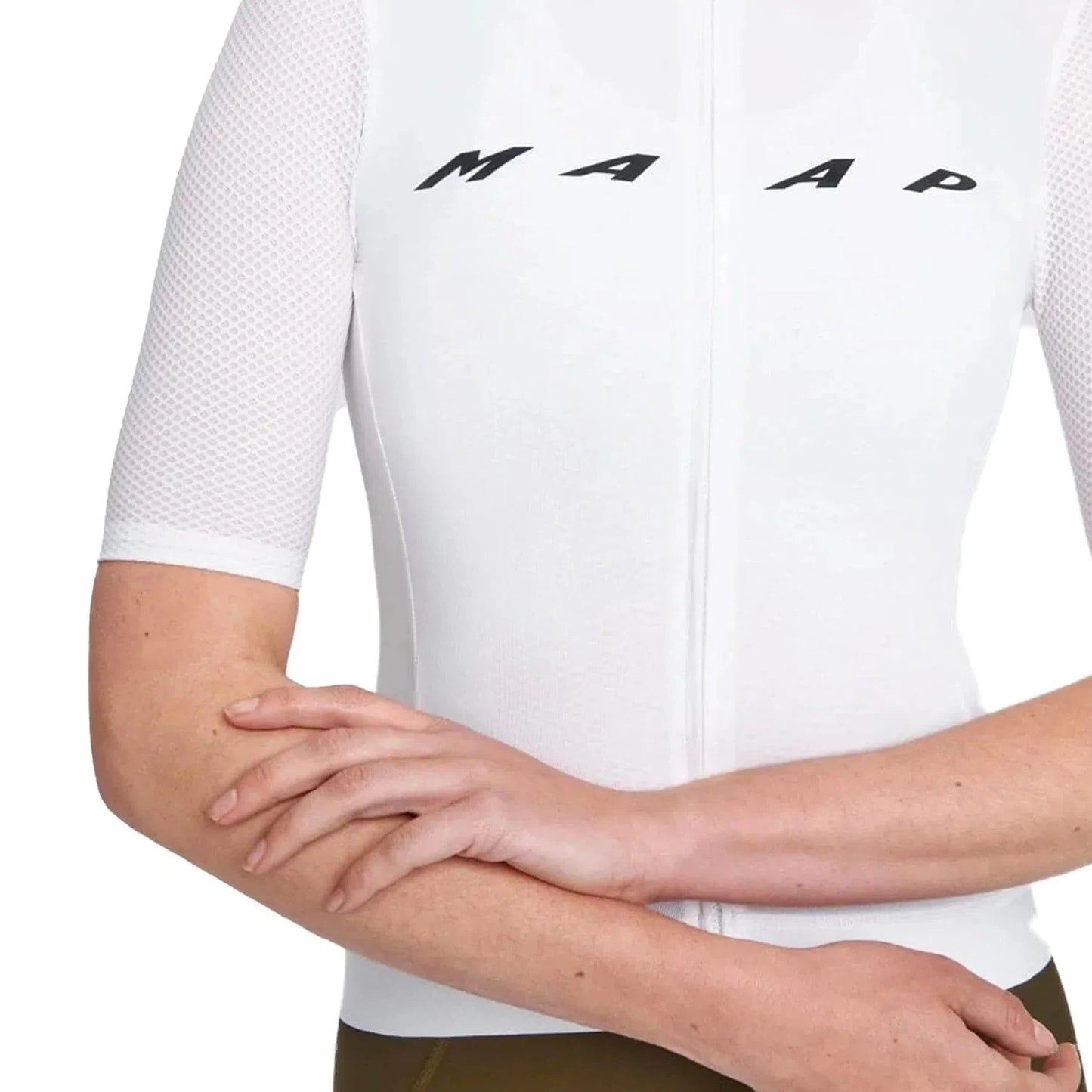 MAAP Evade Pro Base Women Jersey - White-Women Jerseys-