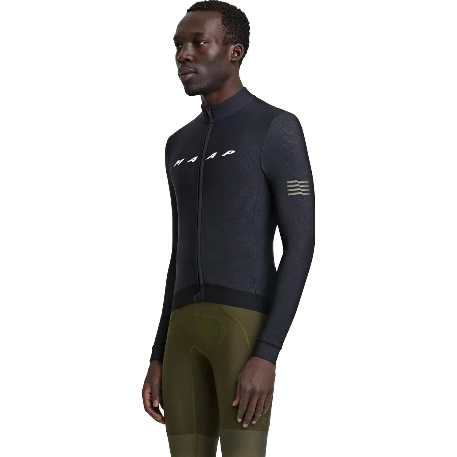 MAAP Evade Thermal LS Jersey - Black AW2022-Long Sleeve Jerseys-