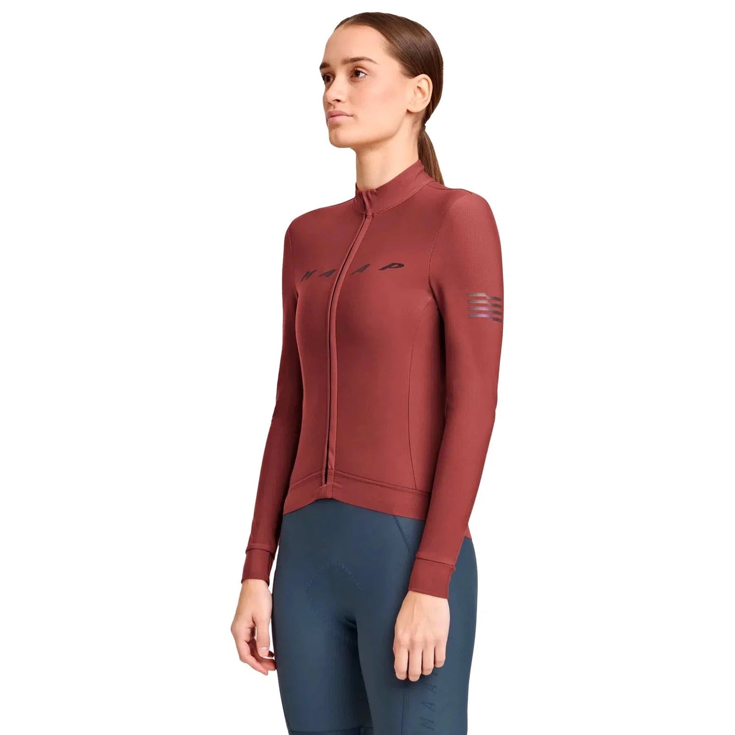 MAAP Evade Thermal LS Women Jersey - Henna AW2022-Women Long Sleeve Jerseys-