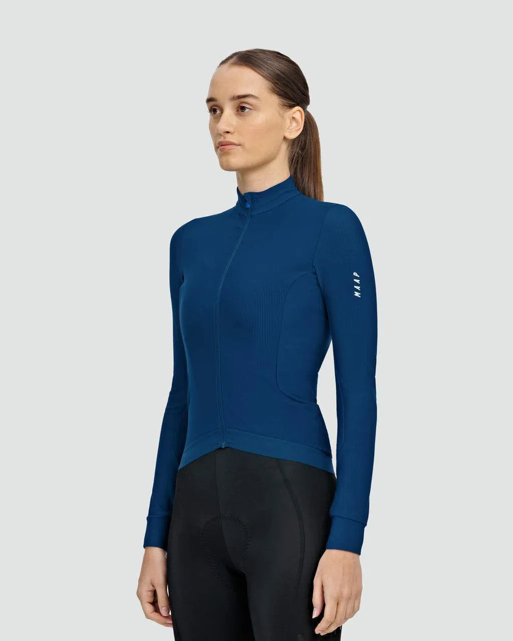 MAAP Force Pro LS Women Jersey - Sapphire-Women Long Sleeve Jerseys-