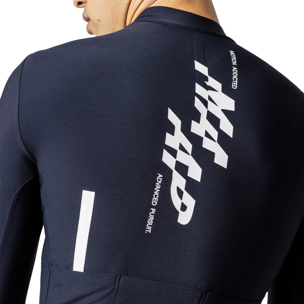 MAAP Fragment Thermal LS Jersey AW2023 - Black-Long Sleeve Jerseys-