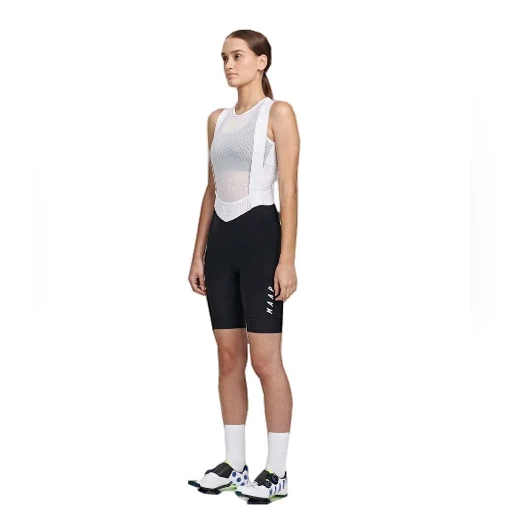 MAAP Team Evo Women Bib Shorts - Black/White-Women Bib Shorts-