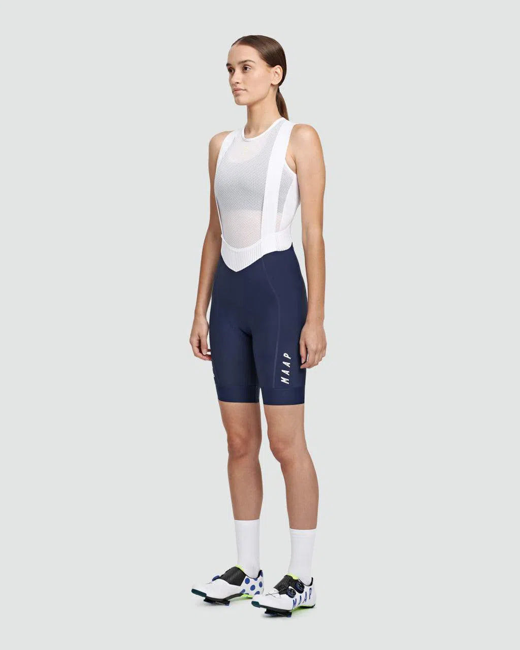 MAAP women Team Bib Evo - Navy/White Default Velodrom Barcelona 