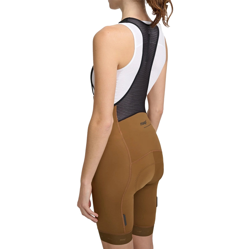 MAAP Training Women Bib Shorts 3.0 AW2023 - Toffee/Black-Women Bib Shorts-