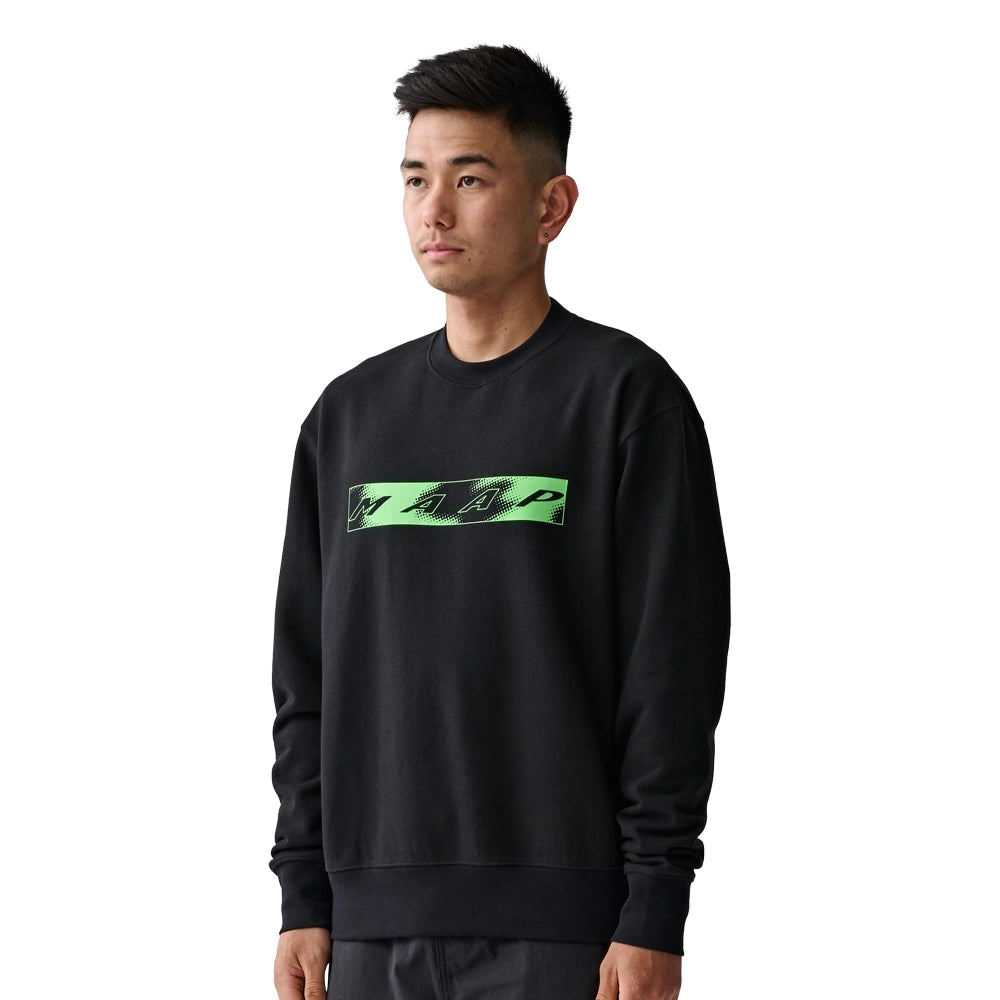 MAAP x Lifeplus Wahoo Team Crew Sweatshirt - Black-Sweatshirts-