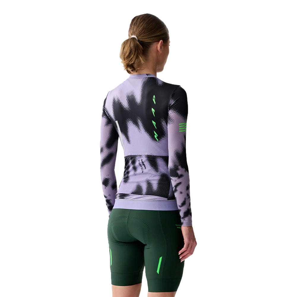 MAAP x Lifeplus Wahoo Team Pro Air LS Women Jersey 2.0 - Purple Ash/Black-Women Long Sleeve Jerseys-