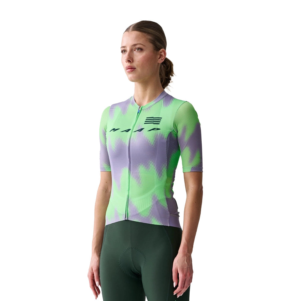 MAAP x Lifeplus Wahoo Team Pro Air Women Jersey 2.0 - Purple Ash/Aqua Green-Women Jerseys-