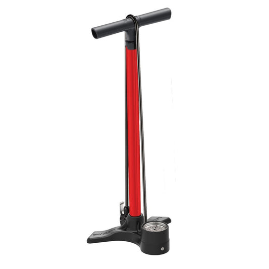 LEZYNE MACRO FLOOR DRIVE 220PSI DV Floor Pump - Red-Floor Pumps-4712805989300