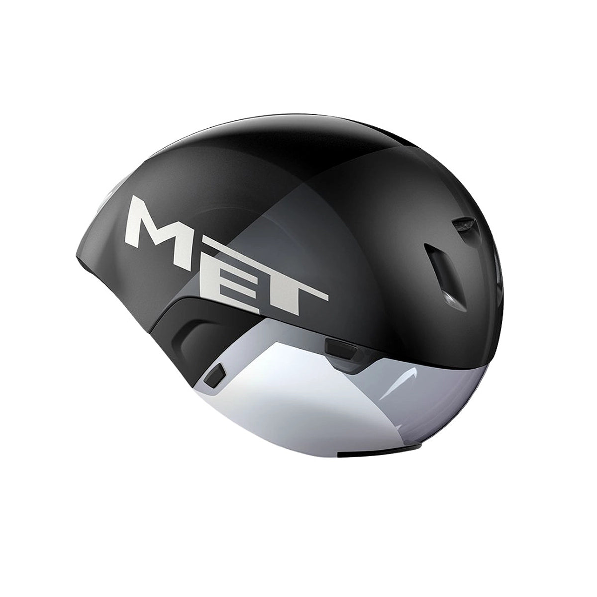 MET Codatronca Cycling Helmet - Glossy Black-8015190282084