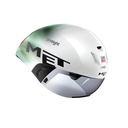 MET Codatronca Cycling Helmet UAE TEAM EMIRATES EDITION 2024 - White/Green-8015190292748