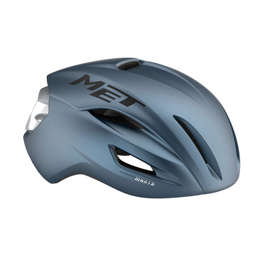 MET Cycling Helmet Manta MIPS - Navy/Silver Matt-Velodrom CC