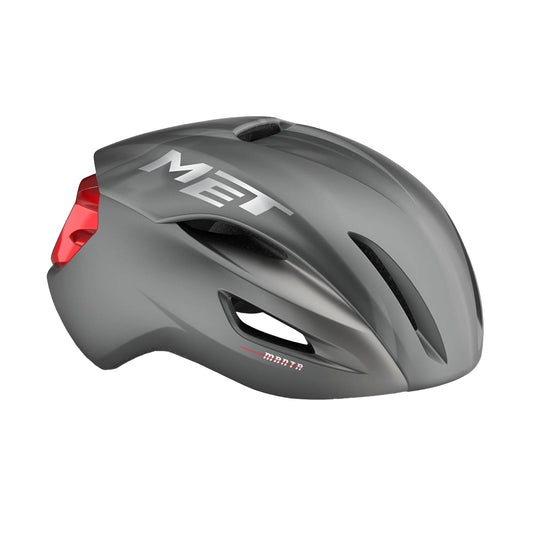 MET Cycling Helmet Manta MIPS - Silver/Red-Velodrom CC