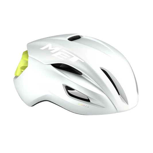 MET Cycling Helmet Manta MIPS - White/LIme Limited Edition-Velodrom CC