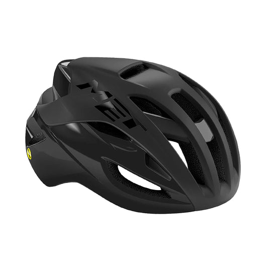 MET Rivale MIPS Cycling Helmet - Black Matt/Black Glossy-