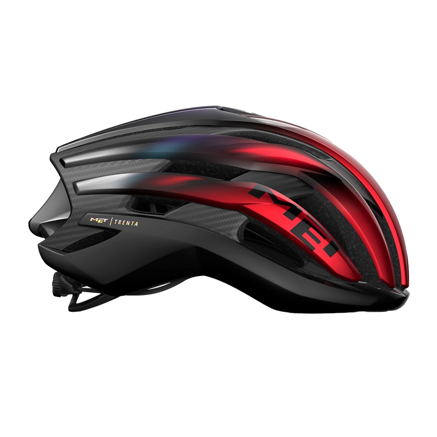 MET Trenta 3K Carbon MIPS Cycling Helmet - Red Iridiscent-Velodrom CC